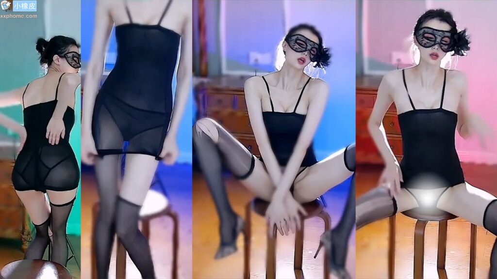 【CC BYY】千元群新增 大尺定制热舞！情趣丁字 黑色透视森林！(1V/6分20)