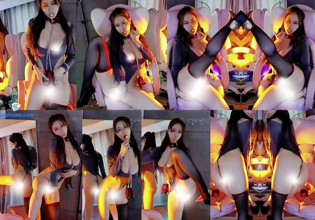 【CC 静静妹妹】真空大尺定制热舞 激凸葡萄 连体紧勒森林！高清重置(1V/4分06)