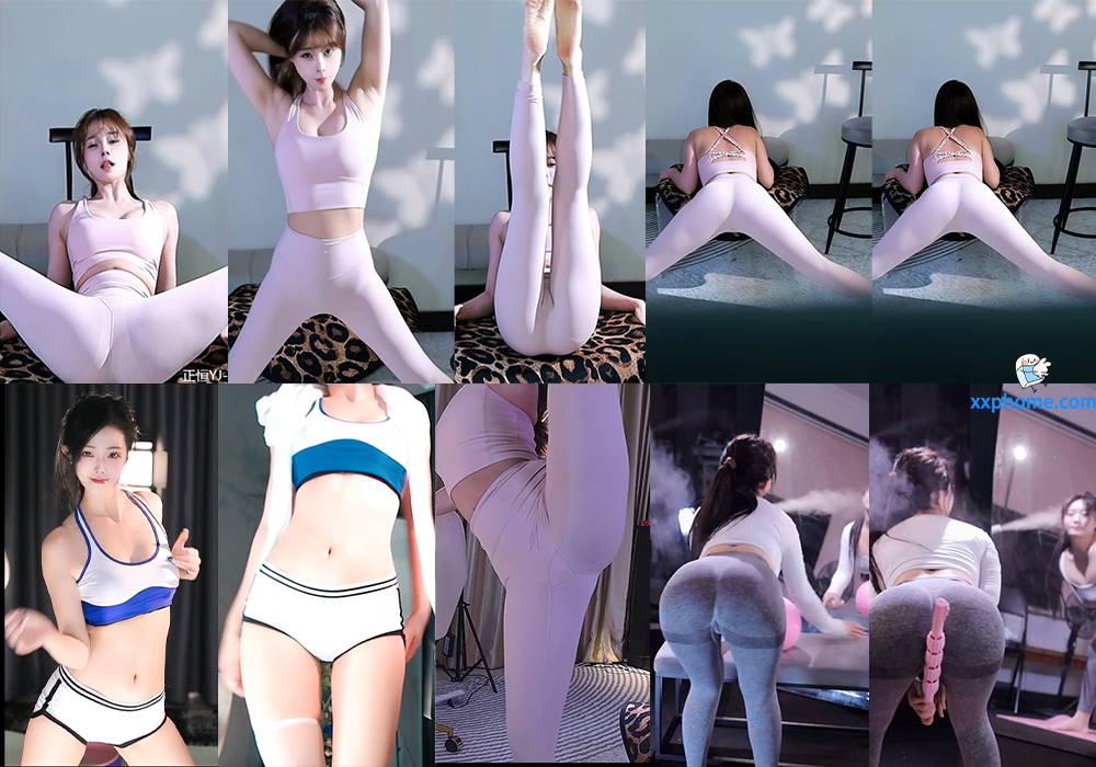 【虎牙 百变主题日】运动女神大赛 紧身瑜伽裤 性感诱人曲线 长腿翘臀骑乘抖抖抖！(12V/2.09G/33分16)