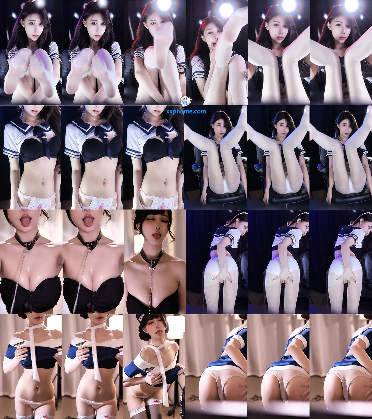 【虎牙 奈*】大尺内衣定制热舞 长腿丝袜露内抬腿 十分性感！(4V/14分03)