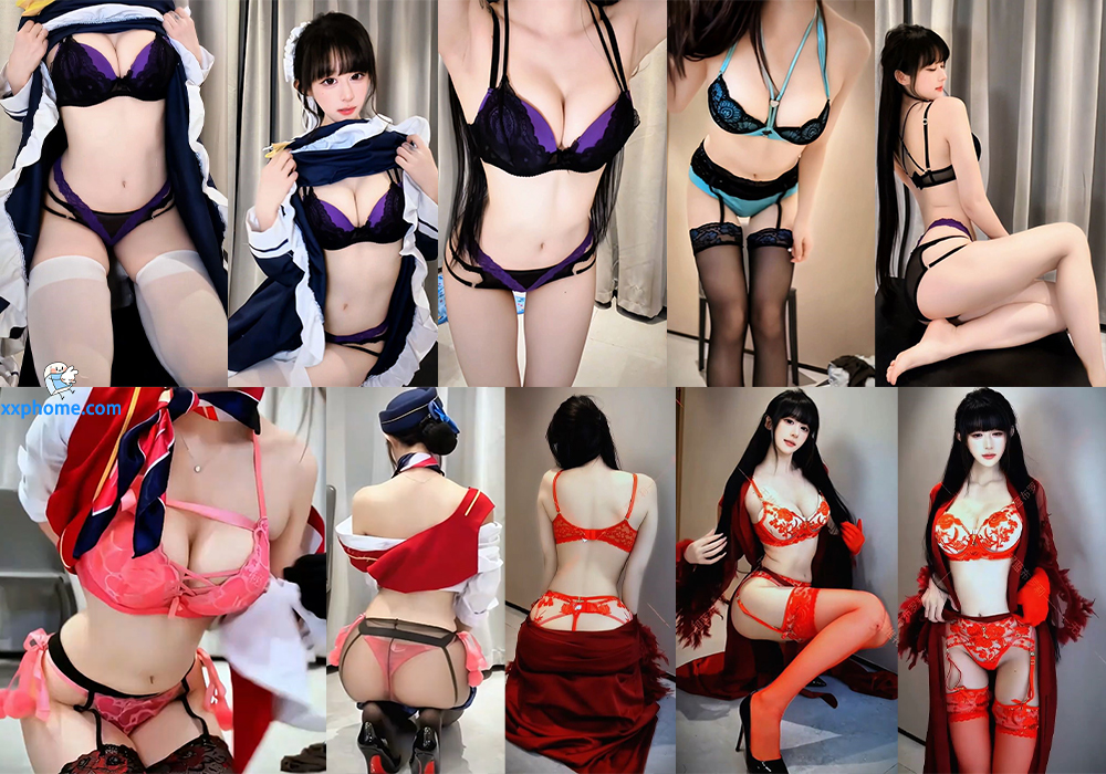 【抖音 超蓝***】300万粉丝网红内衣大尺定制热舞 奢华艳丽视觉享受 颜值身材都超棒 十分性感 有劲！(9V/24分36)